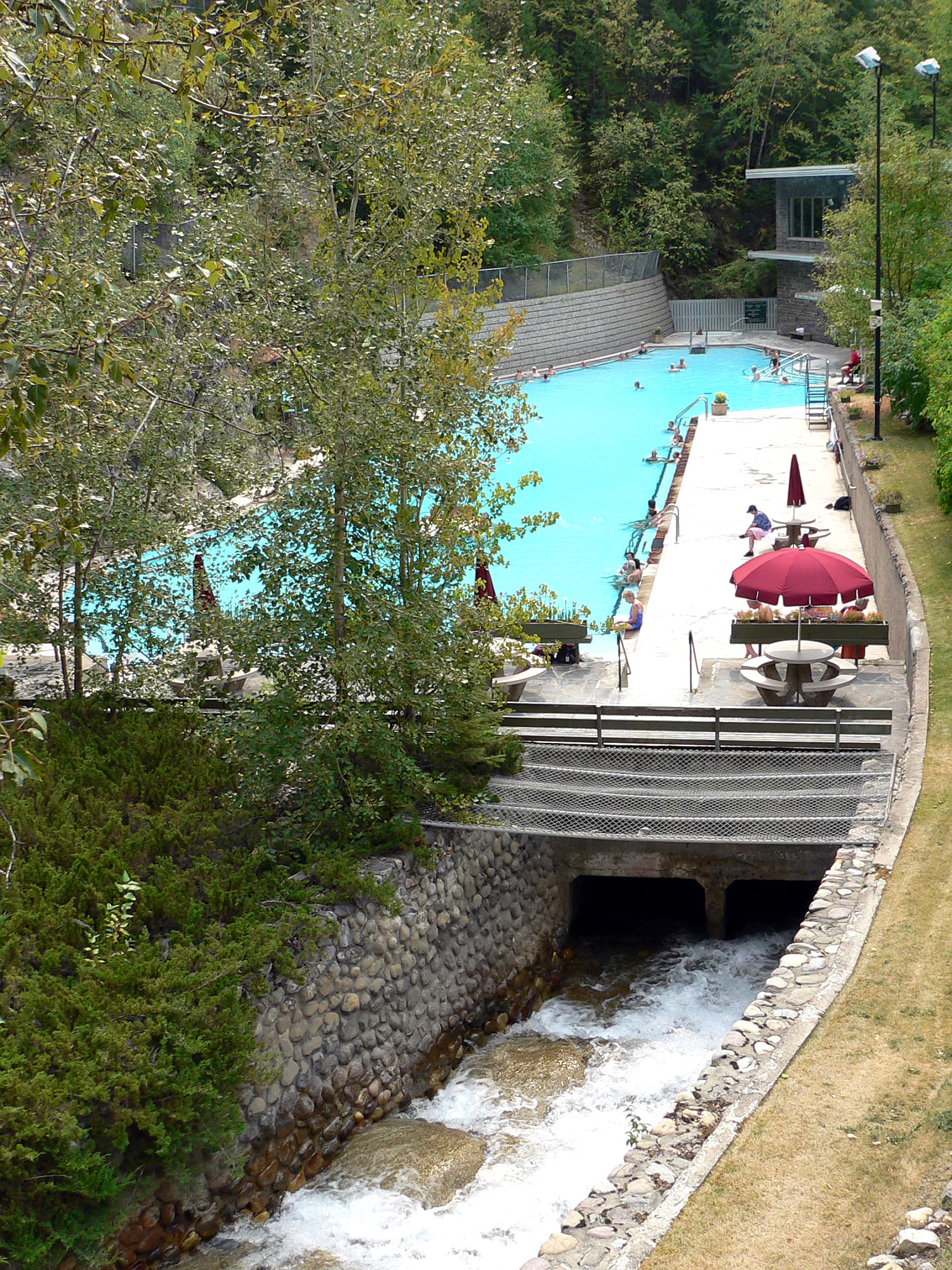 Radium Hot Springs pool in British Columbia