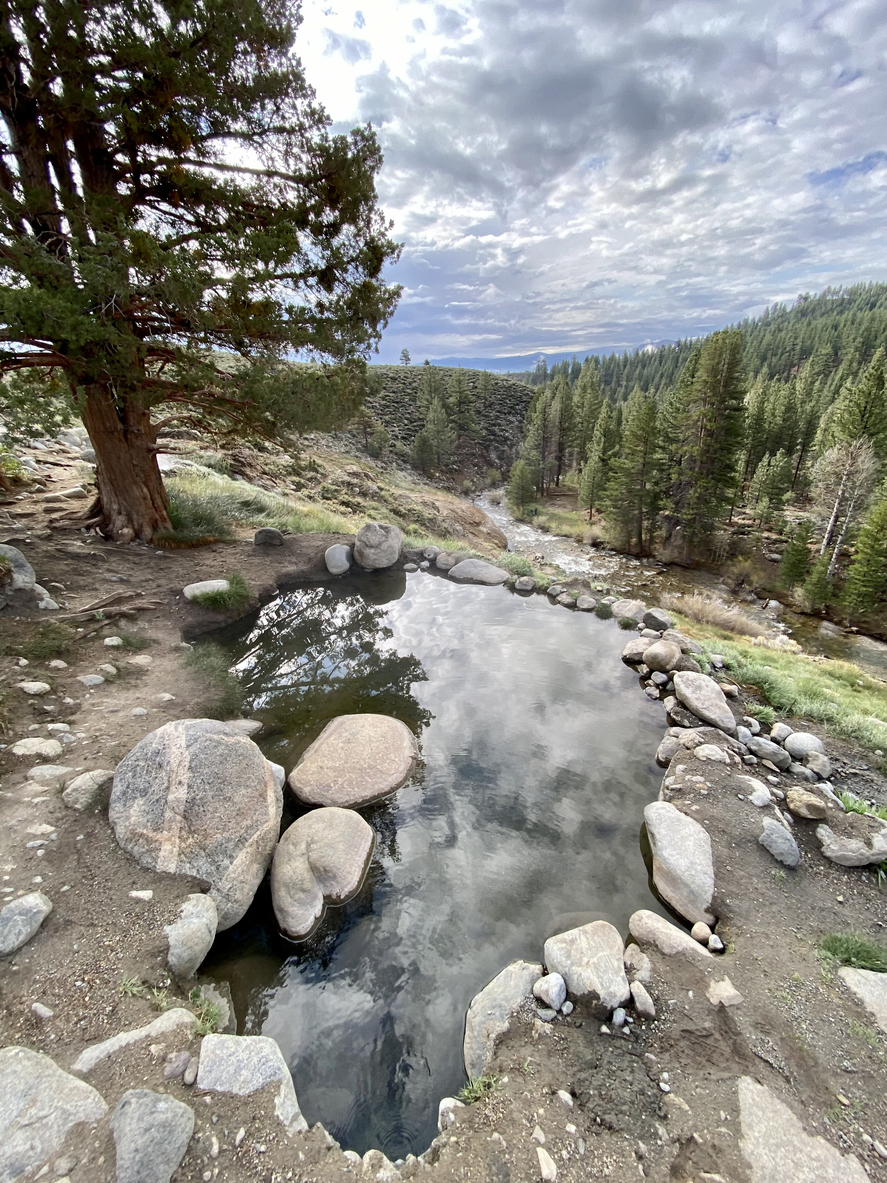 Buckeye Hot Springs near Bridgeport, California